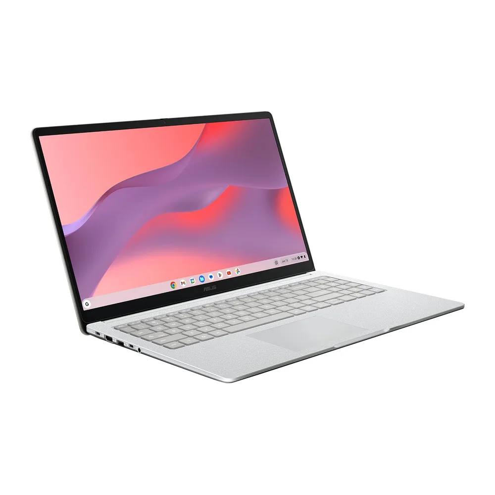 ASUS Chromebook CX1505CTA - 15.6" Full HD Laptop (Intel N50, 4GB RAM, 128GB eMMC, ChromeOS) QWERTY Case and — 3