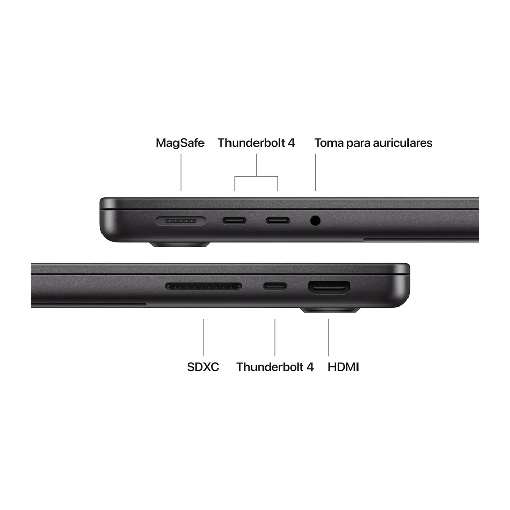Apple MacBook Pro Portátil de 14,2" con M5,CPU de 10 núcleos y GPU de 10 núcleos: Creado para Apple — 5
