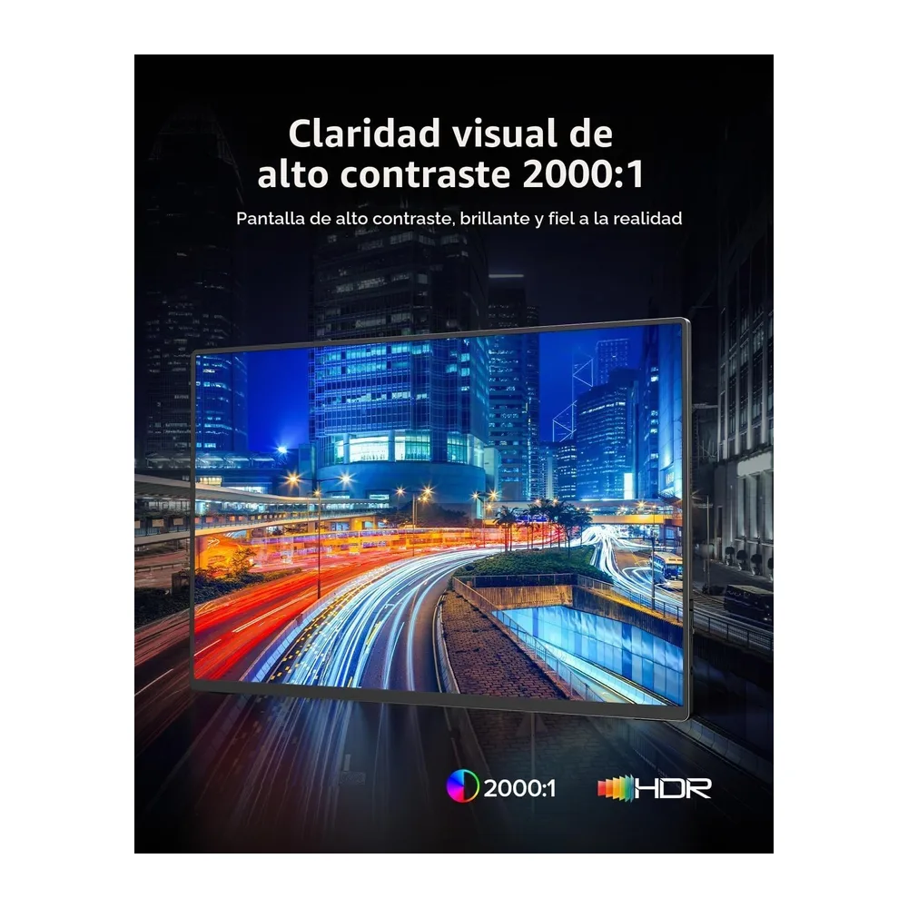 EVICIV Monitor Portátil 16 Pulgadas 4K 1200 Nits 3840x2400 2000:1 145% sRGB [Clase de eficiencia energética A] — 4