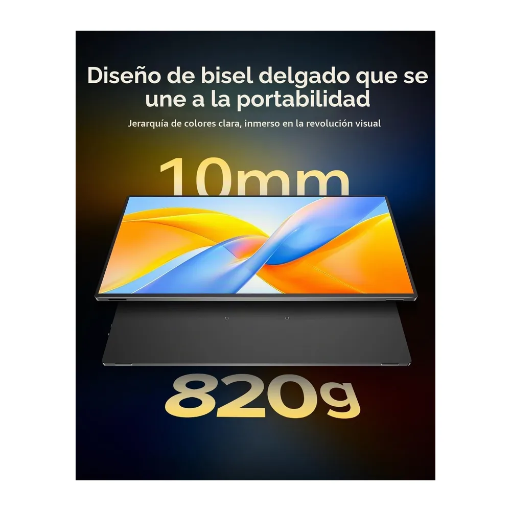 EVICIV Monitor Portátil 16 Pulgadas 4K 1200 Nits 3840x2400 2000:1 145% sRGB [Clase de eficiencia energética A] — 6