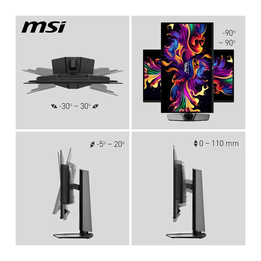 MSI mag 322UPA QD-OLED E16 Monitor Gaming 32" y 4K UHD — 4