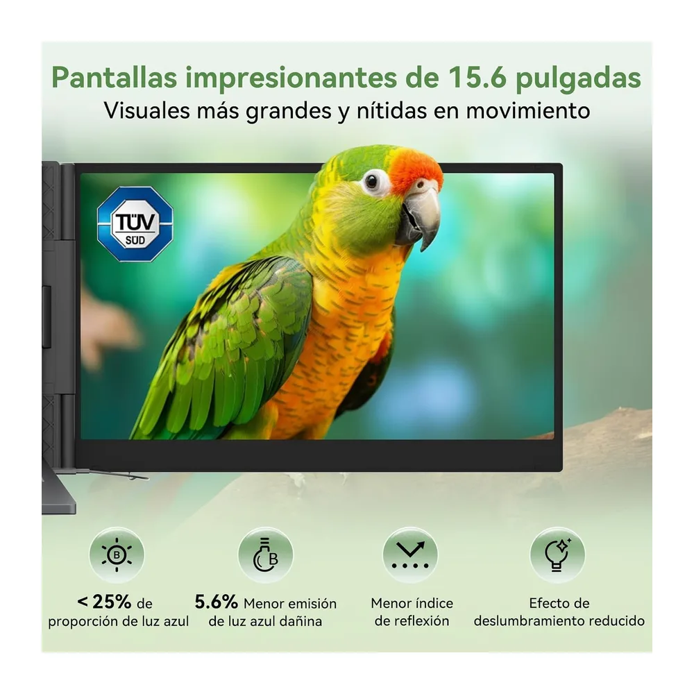 Blackview DCM8 Monitor Portátil Triple Ultradelgado,15,6" FHD 1080P IPS Extensor Pantalla Portátil Ordenador — 3