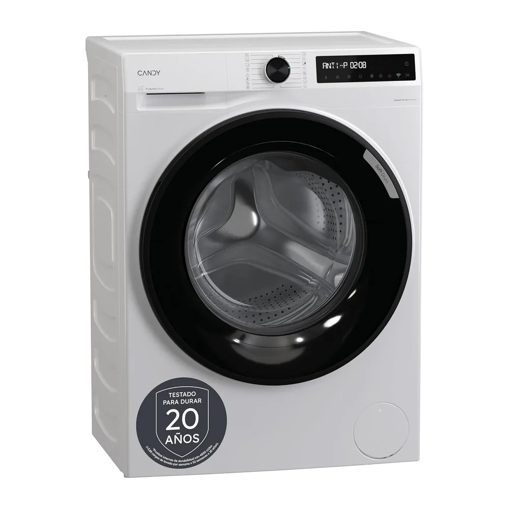 Candy ProWash 500 BR 49SBL8-S, Lavadora 9 KG, 1400 RPM, Display Digital, Conectividad WIFI, 16 Ciclos, Motor — 2