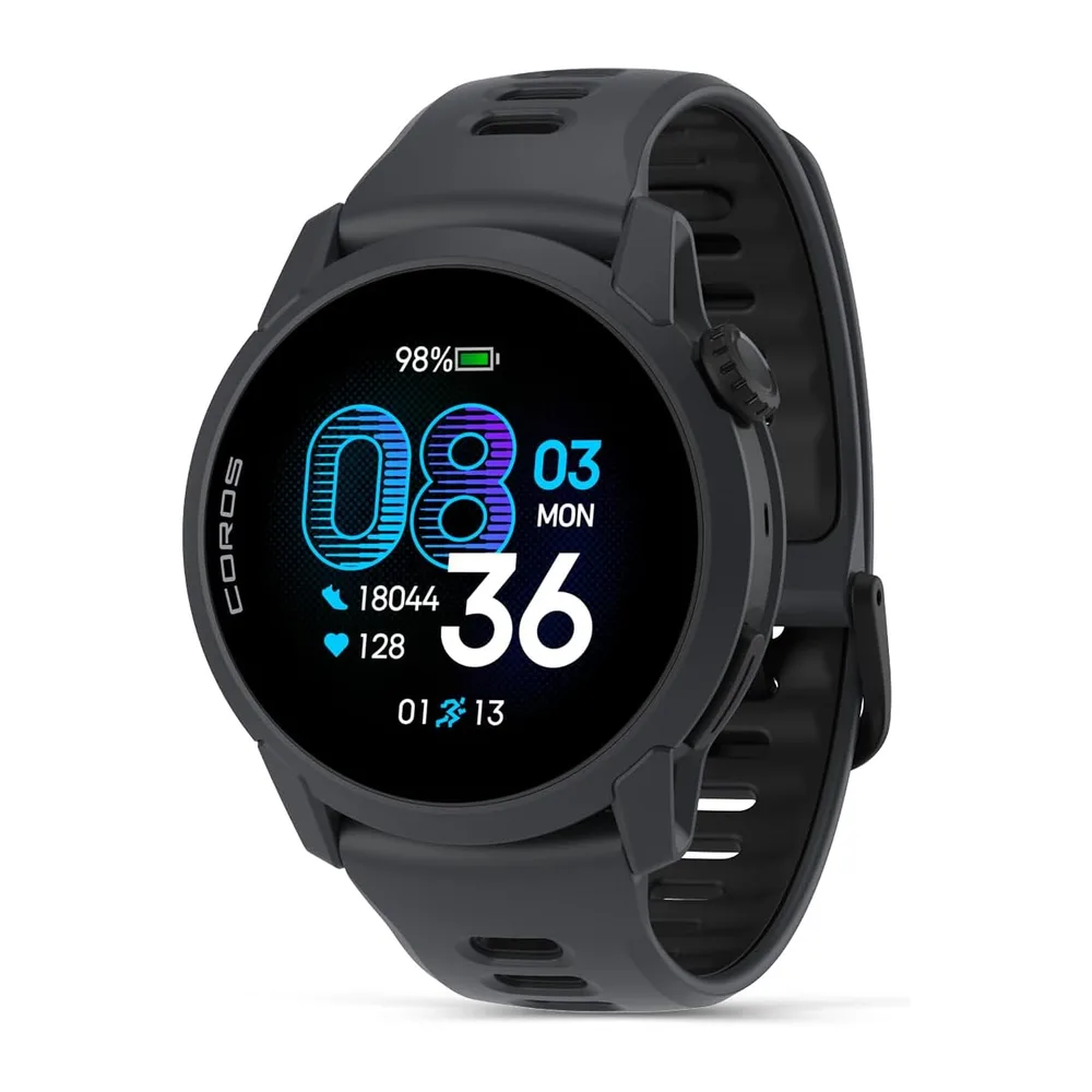 COROS Pace 4 Reloj GPS Deportivo Ultraligero- Negro Silicona