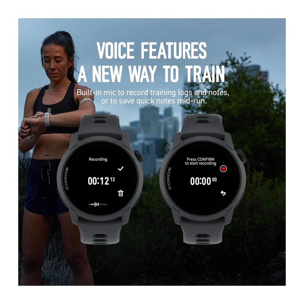 COROS Pace 4 Reloj GPS Deportivo Ultraligero- Negro Silicona — 5