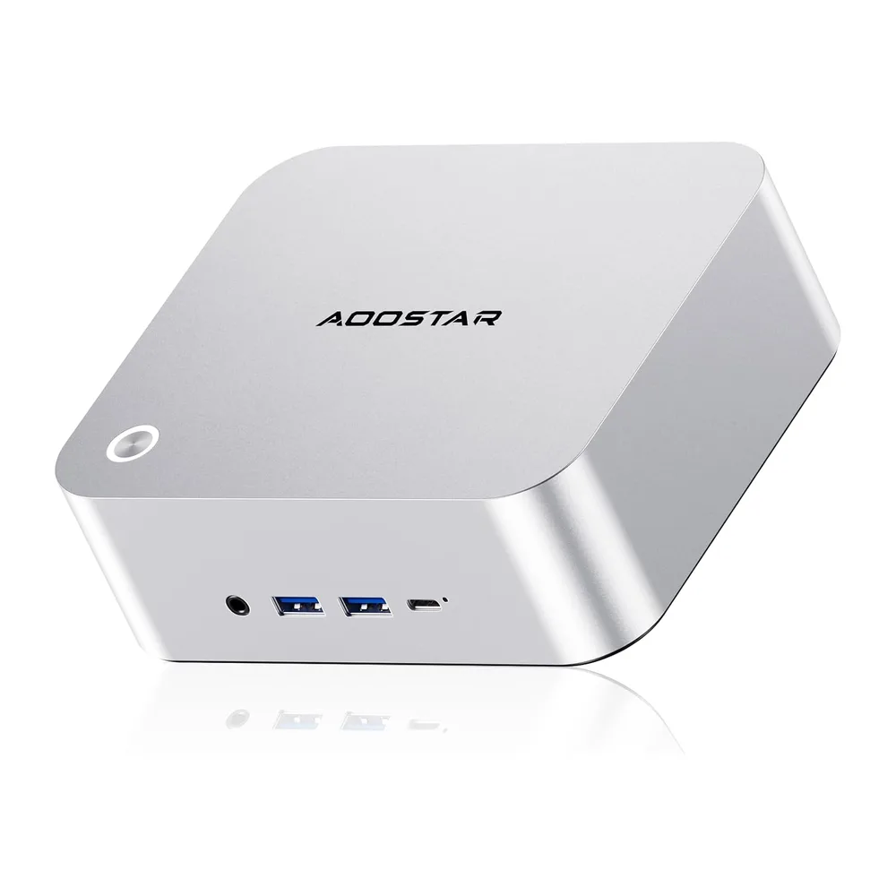 AOOSTAR MACO Mini PC Ryzen 7 Pro 8845HS(hasta 5,1GHz) Mini Ordenador Sin RAM Sin M.2 SSD