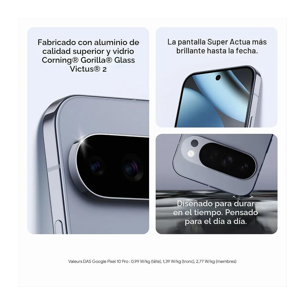 Google Pixel 10 Pro XL - Smartphone Android desbloqueado con Gemini, cámara trasera triple, batería de más de — 4