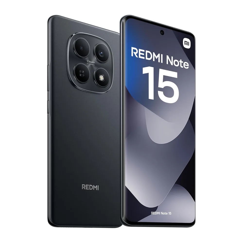 XIAOMI REDMI Note 15 - Smartphone de 8+256GB, Pantalla AMOLED FHD+ de 6,77", MediaTek Helio G100-Ultra,