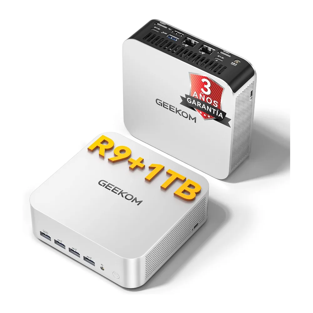 GEEKOM A7 MAX Mini PC AI (2026) con AMD Ryzen 9 7940HS
