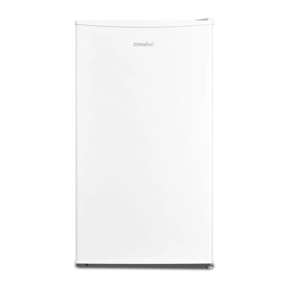 FOHERE Refrigerador Congelador, nevera pequeña de una puerta, 90 L, Control de temperatura, Refrigerador de