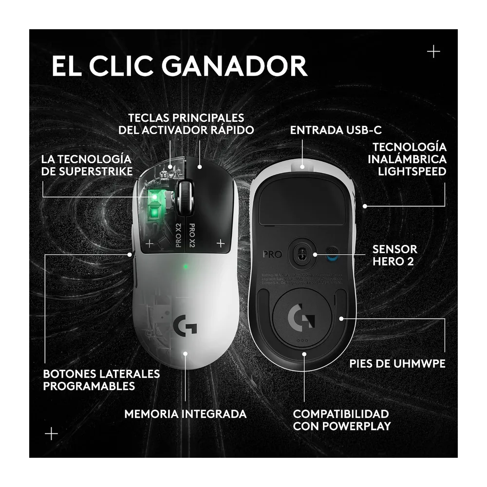 Logitech G PRO X2 SUPERSTRIKE LIGHTSPEED — 4