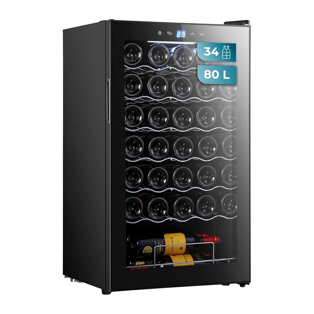 WIE Vinoteca 28 Botellas para Vino Tinto/Blanco 5-18°C — 2