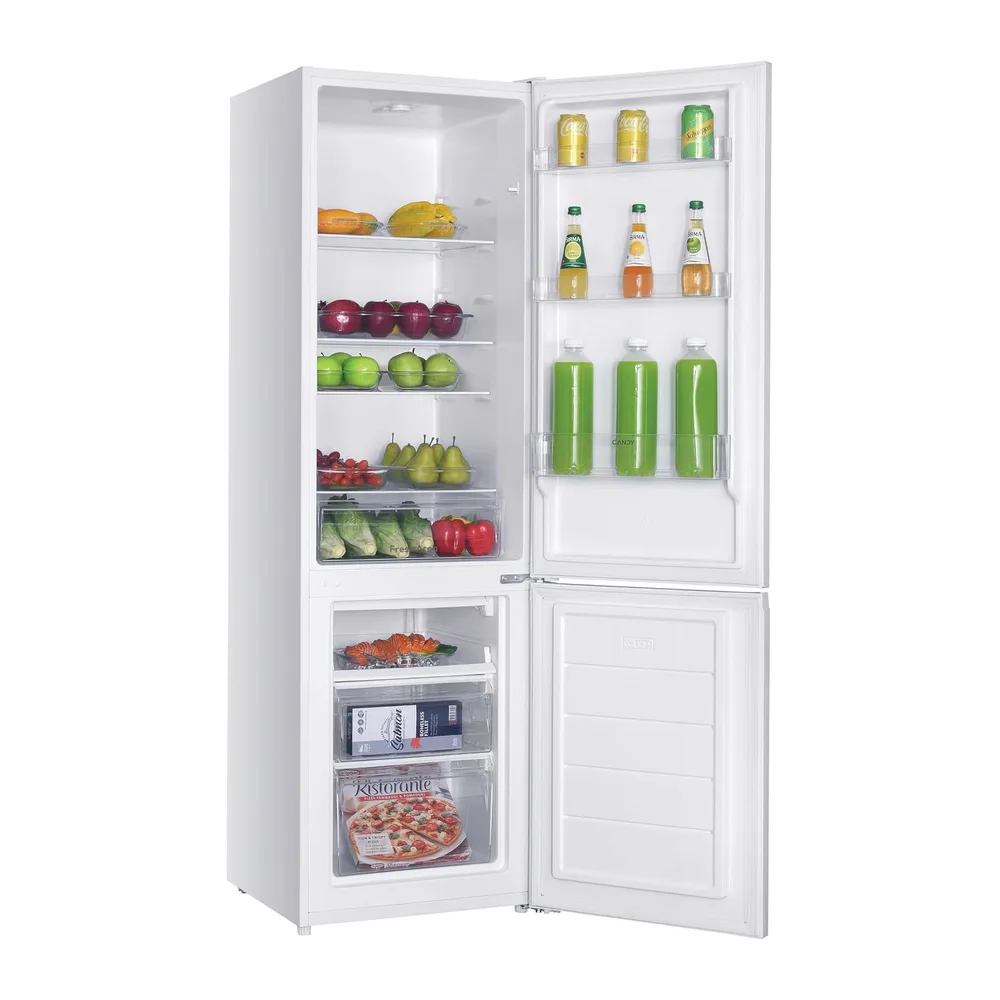 Candy Combined ZCCH1SEW518, Frigorífico Combi, 262L, 4 Estantes, 4 Balconeras, Cajón Verdulero, Control — 4