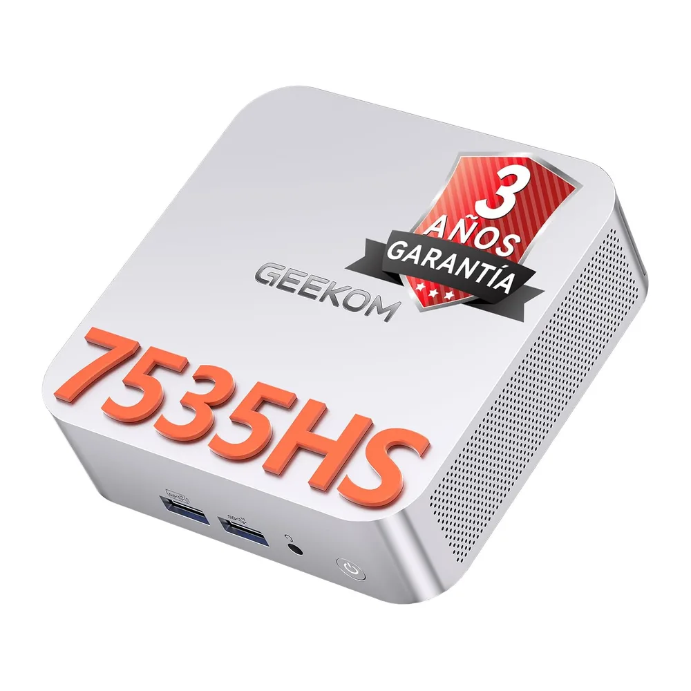 GEEKOM A7 Mini PC 2026 con AMD Ryzen 5 7535HS