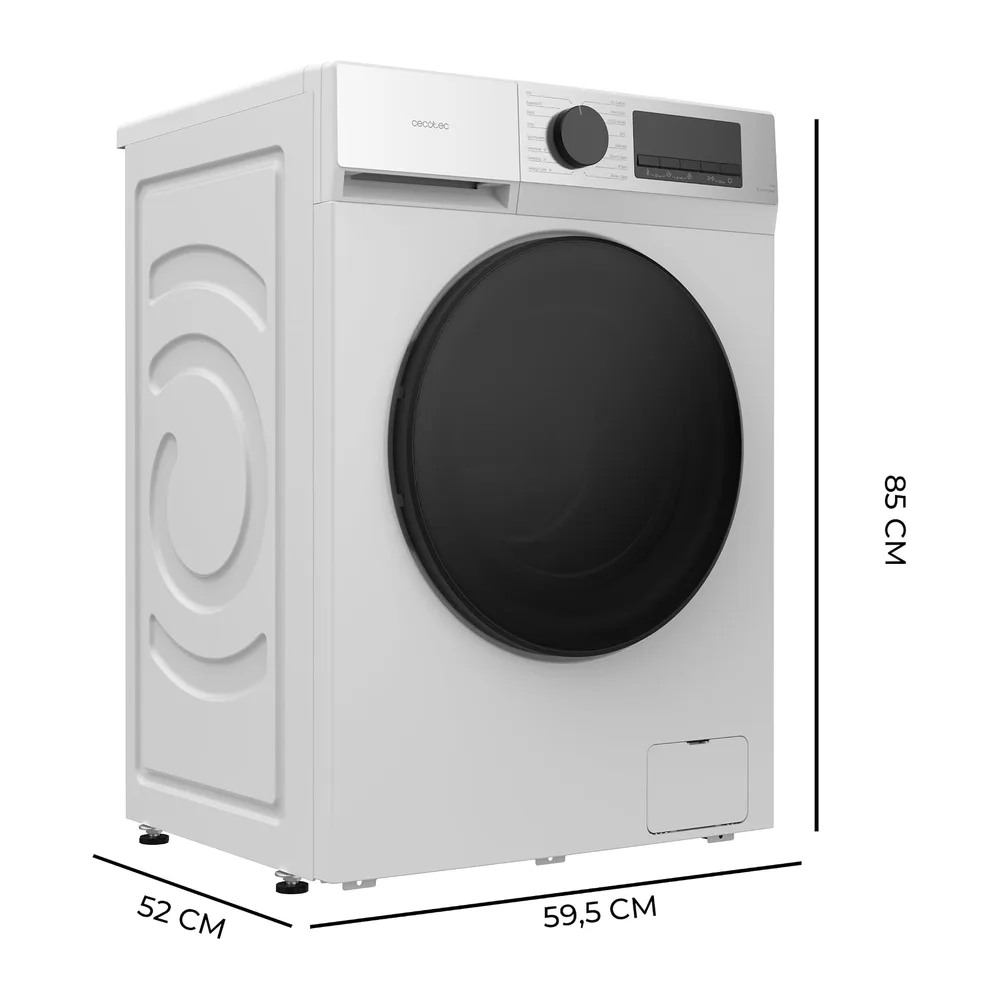 Cecotec Lavadora Carga Frontal 8Kg Bolero DressCode 8450 Inverter — 2
