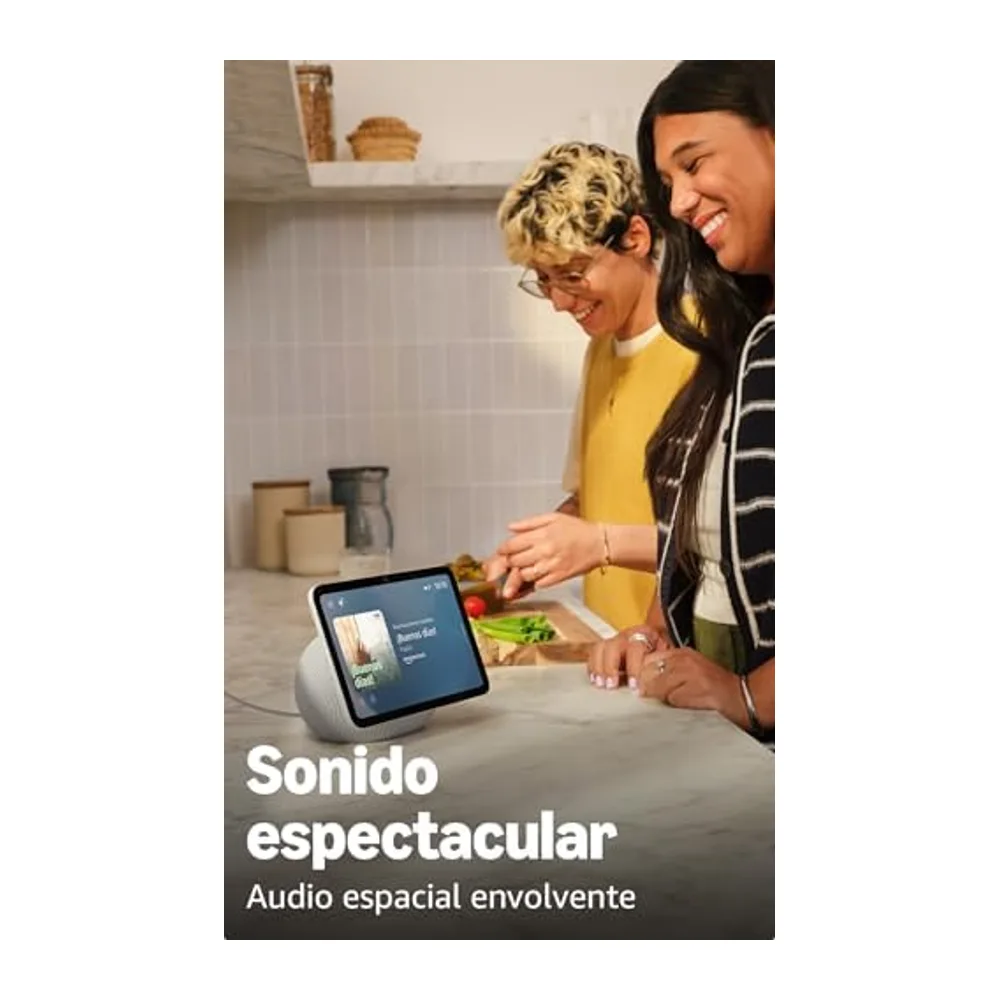 Amazon Echo Show 8 (última generación), Blanco + Ring Intercom Video, mira quién llama en tu Echo Show, con — 2