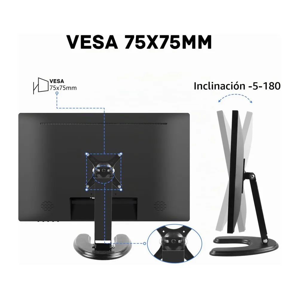 Prechen Monitor Táctil de 23,8 Pulgadas, Pantalla para PC con HDMI/VGA/USB [Clase de eficiencia energética A] — 6