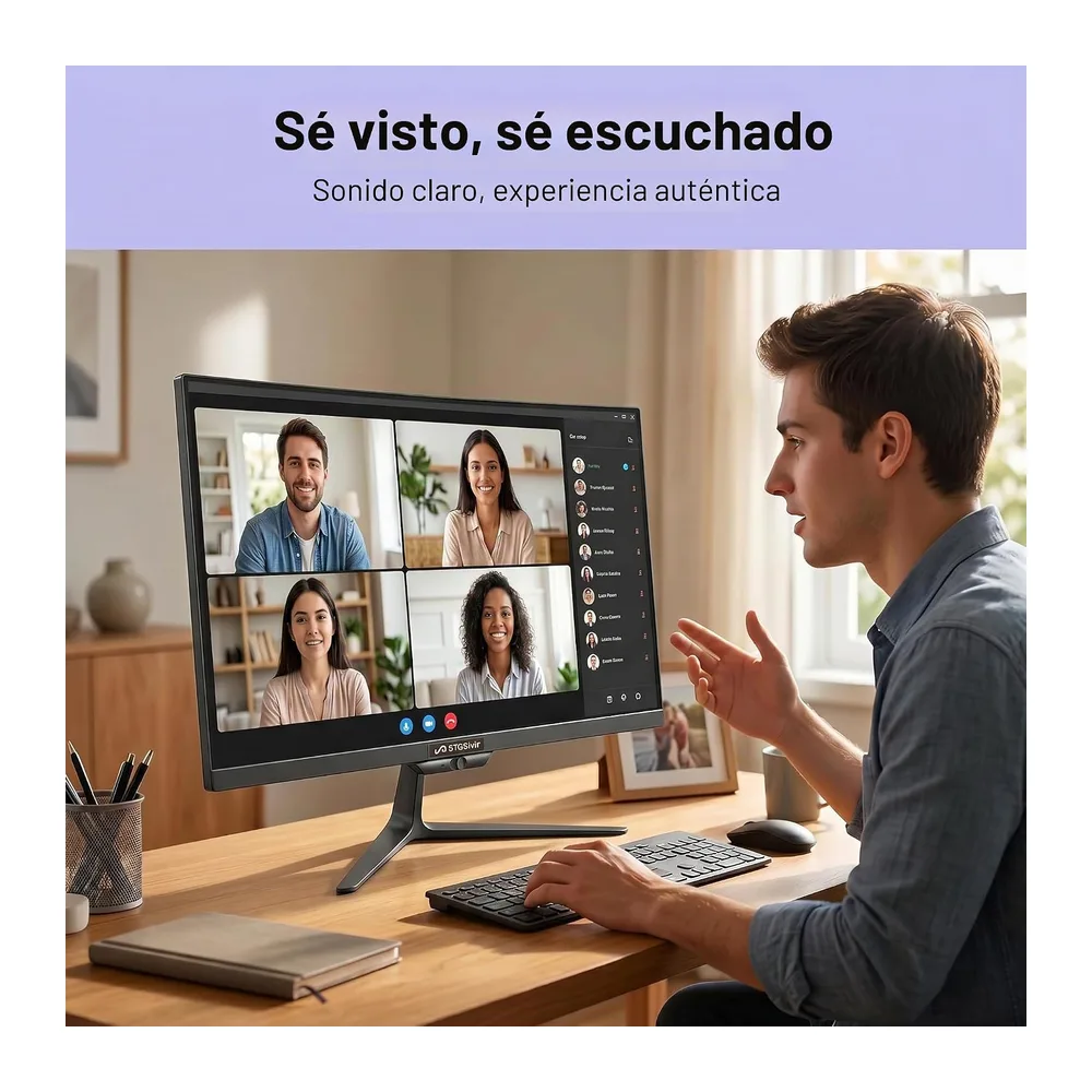STGsivir All in One PC, Pantalla FHD 23.8", Core i7, 16G RAM, 512G SSD — 4