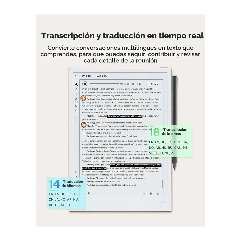 iFLYTEK AINOTE 2, Tableta 10,65 Pulgadas, 64GB Tableta para Tomar Notas con IA para Reuniones, Libreta — 2