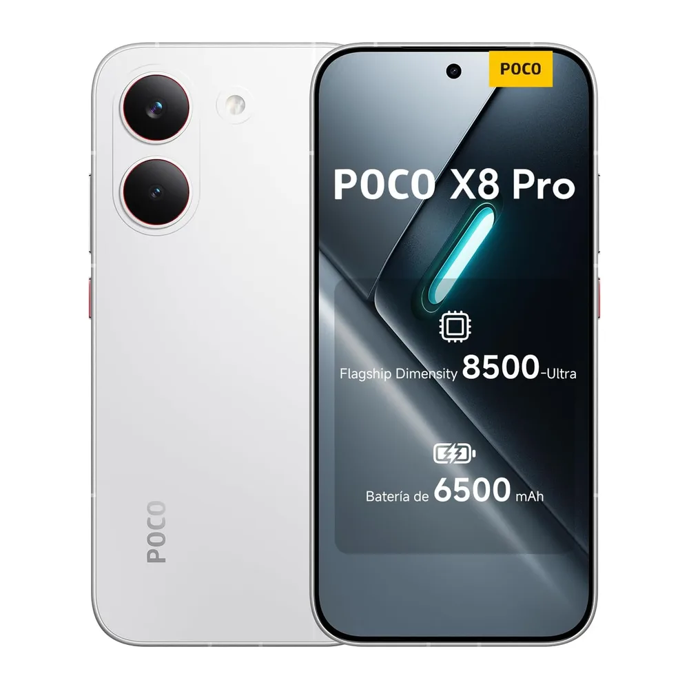 XIAOMI POCO X8 Pro Smartphone de 12+512GB Blanco Batería de 6500mAh