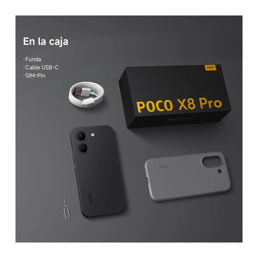 XIAOMI POCO X8 Pro Smartphone de 12+512GB Blanco Batería de 6500mAh — 5