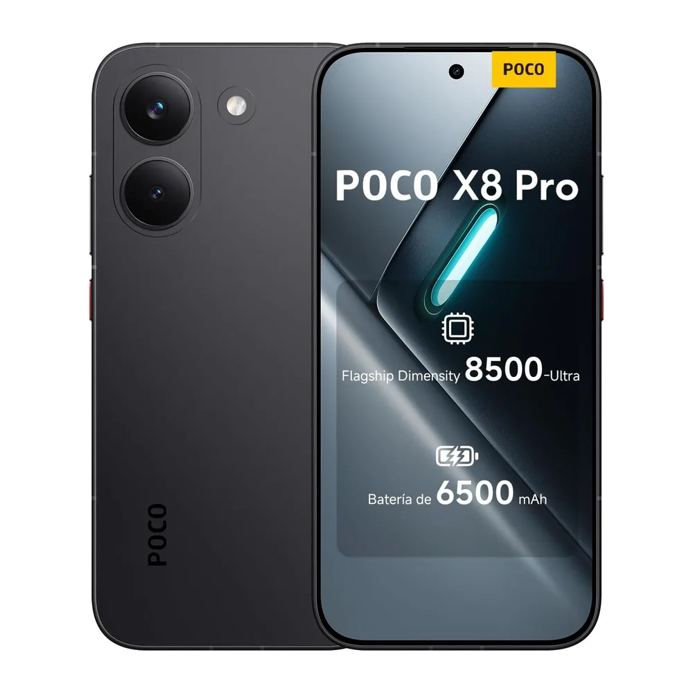 XIAOMI POCO X8 Pro Smartphone de 12+512GB Negro Batería de 6500mAh