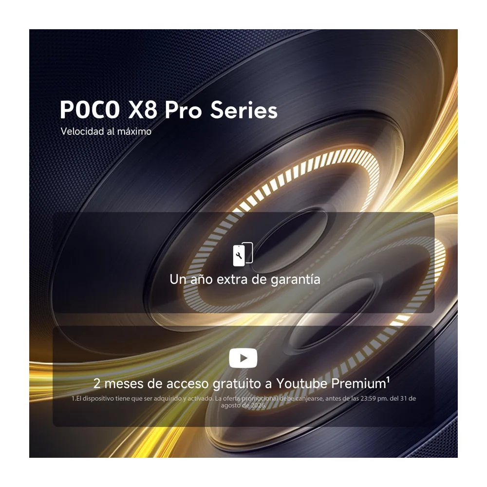 XIAOMI POCO X8 Pro Smartphone de 12+512GB Negro Batería de 6500mAh — 2