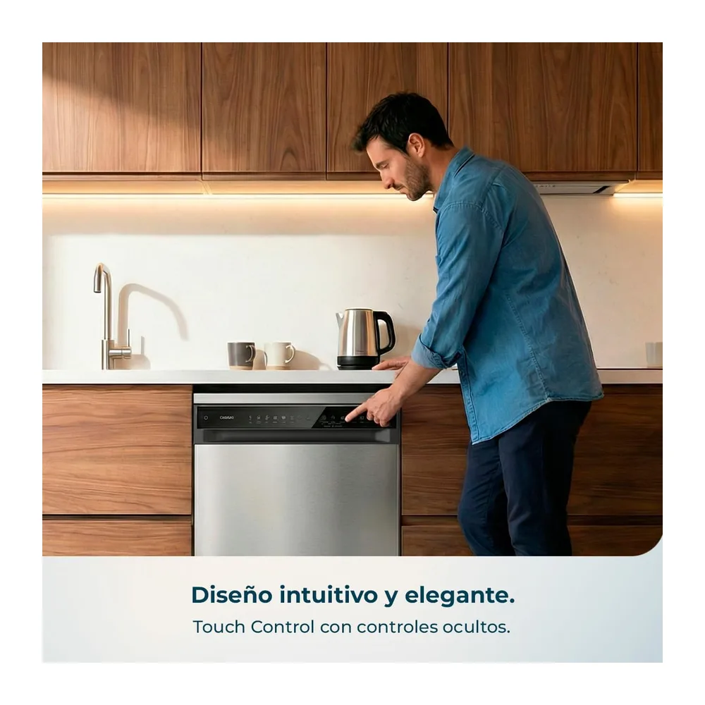 Cecotec Lavavajillas 60 cm Libre Instalación Bolero Aguazero 6205 Dark. 13 Cubiertos — 6