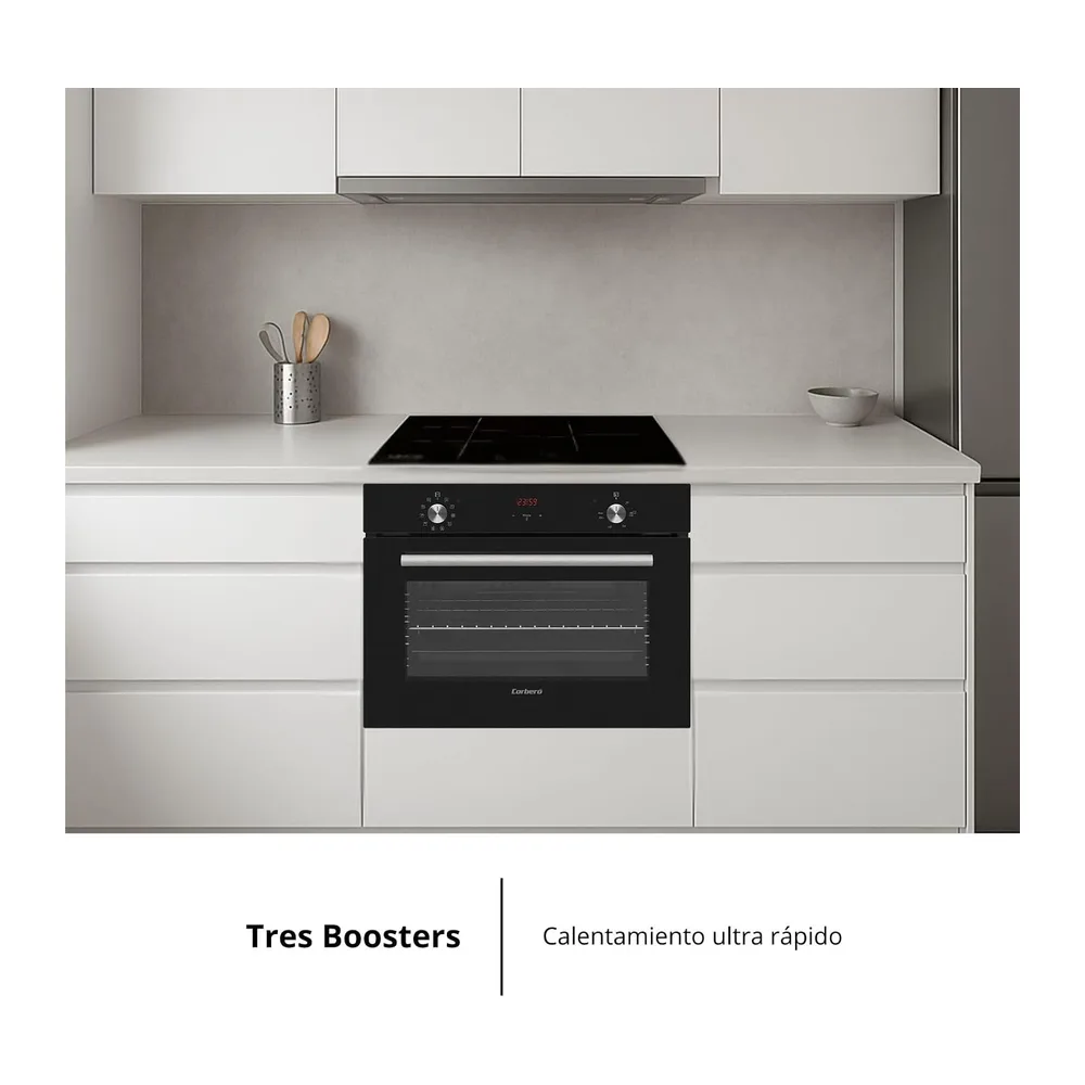 Corberó - Placa de Inducción | CCIM3662| 60cm | 3 Zonas | 6200W | Inverter| Zona Extra Grande |9 Niveles — 5