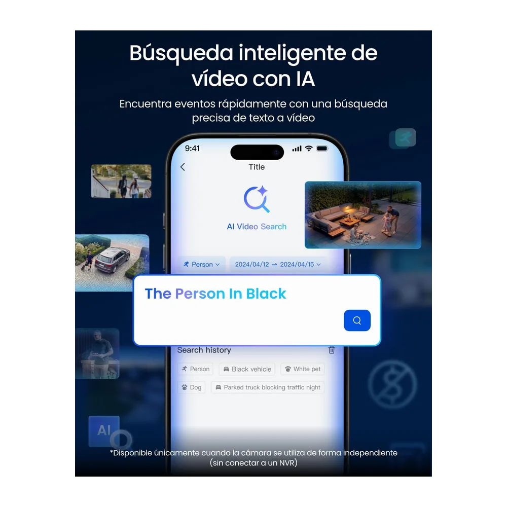 Reolink Cámara de Seguridad para Exteriores de Triple Lente — 5