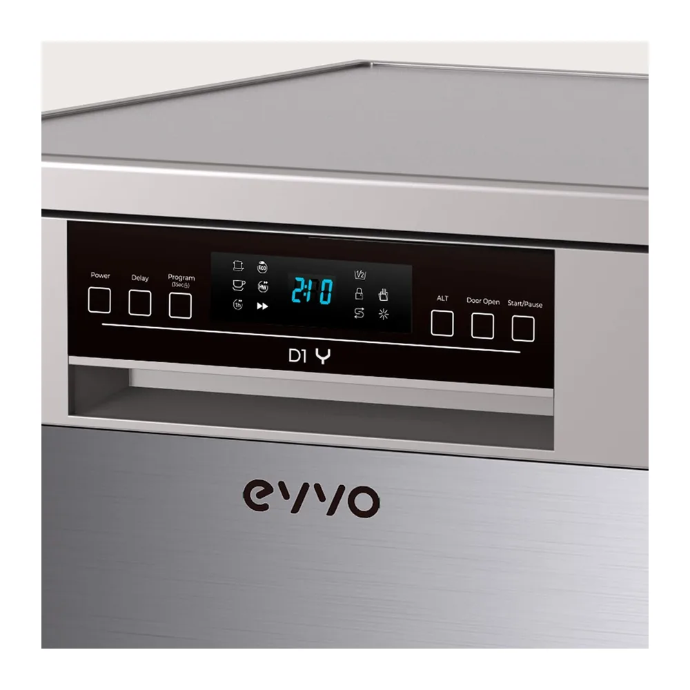 Lavavajillas EVVO D1Y - 60 cm, 13 Servicios, Clase Energética C, 6 Programas, Funcionamiento Silencioso, — 5