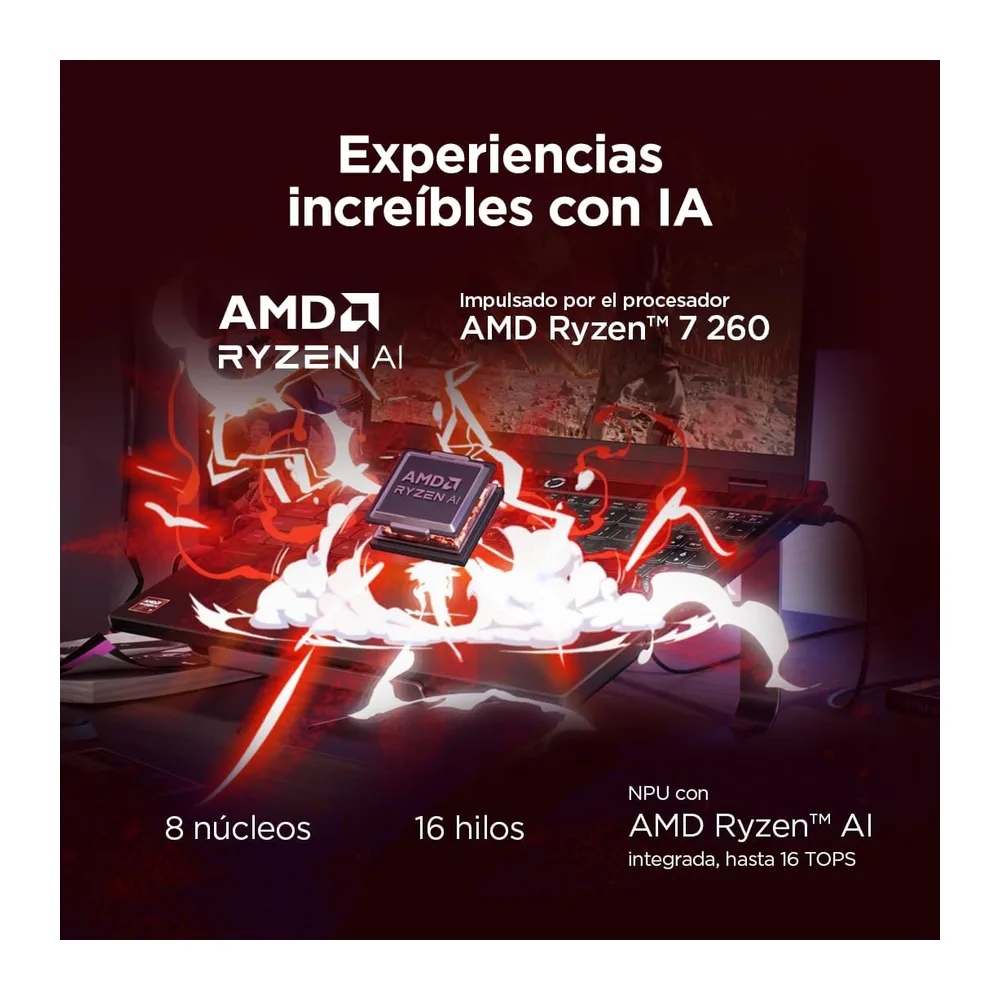 Lenovo Legion 5 Gen 10 - Portátil Gaming IA 15.1" OLED (AMD Ryzen 7 260, NVIDIA GeForce RTX5060, 165Hz, 32GB — 5