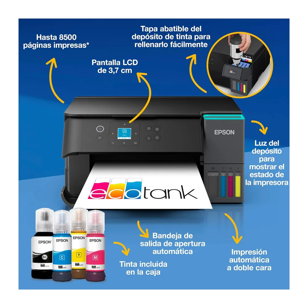 Epson EcoTank ET-2955 Impresora de Depósito de Tinta — 3