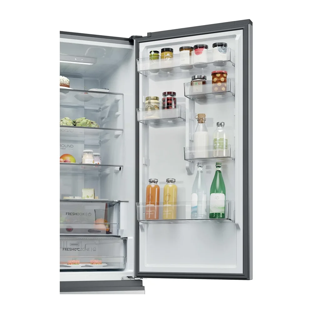 Haier 3D 60 HTR3620ENMG - Frigorífico Combi, Capacidad 414L, Cajones Direct Access, Circular AirFlow, Motor — 3