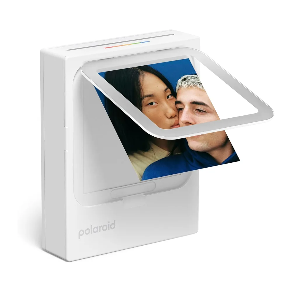 Polaroid - HiPrint 3x3 (7,6 cm x 7,6 cm) Paquete Impresora fotográfica Bluetooth de Bolsillo Blanca + 60 Hojas — 3