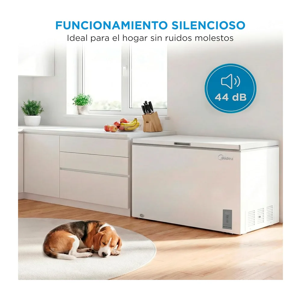 MIDEA Arcon Congelador Pequeño de 418L | Congelador Horizontal Convertible a Frigorífico con Motor Inverter, — 5