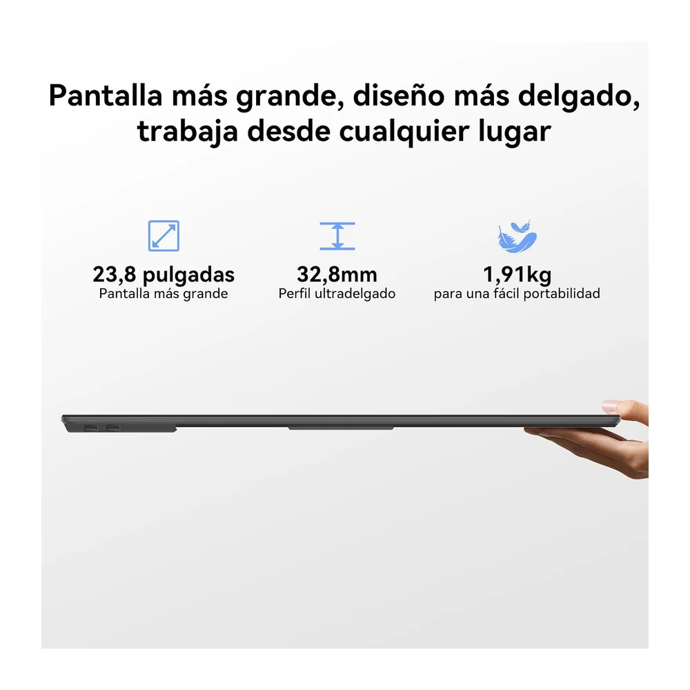 Blackview Portable Monitor, 23.8" 1080P FHD 100Hz, Monitor Gaming IPS, Soporte Ajustable Giratorio 90°, para — 6