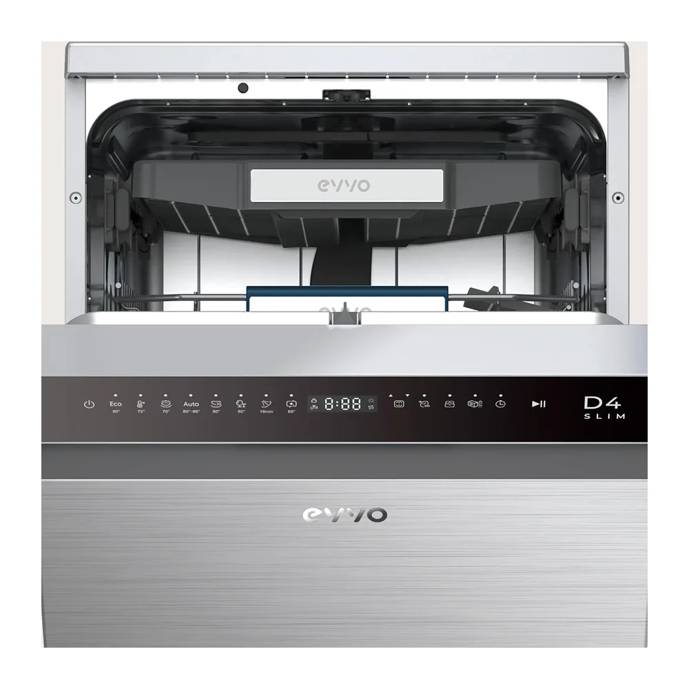 EVVO Lavavajillas D4 Slim 45 cm - Lavaplatos Libre Instalación, 11 Cubiertos, Eficiencia Clase C, 8 Programas — 6