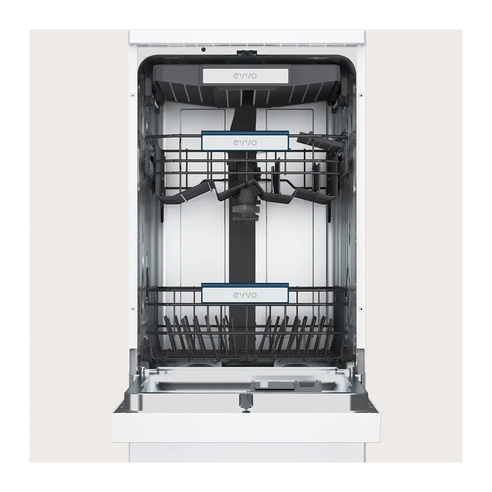 EVVO Lavavajillas D4 Slim 45 cm - Lavaplatos Libre Instalación, 11 Cubiertos, Eficiencia Clase C, 8 Programas — 4