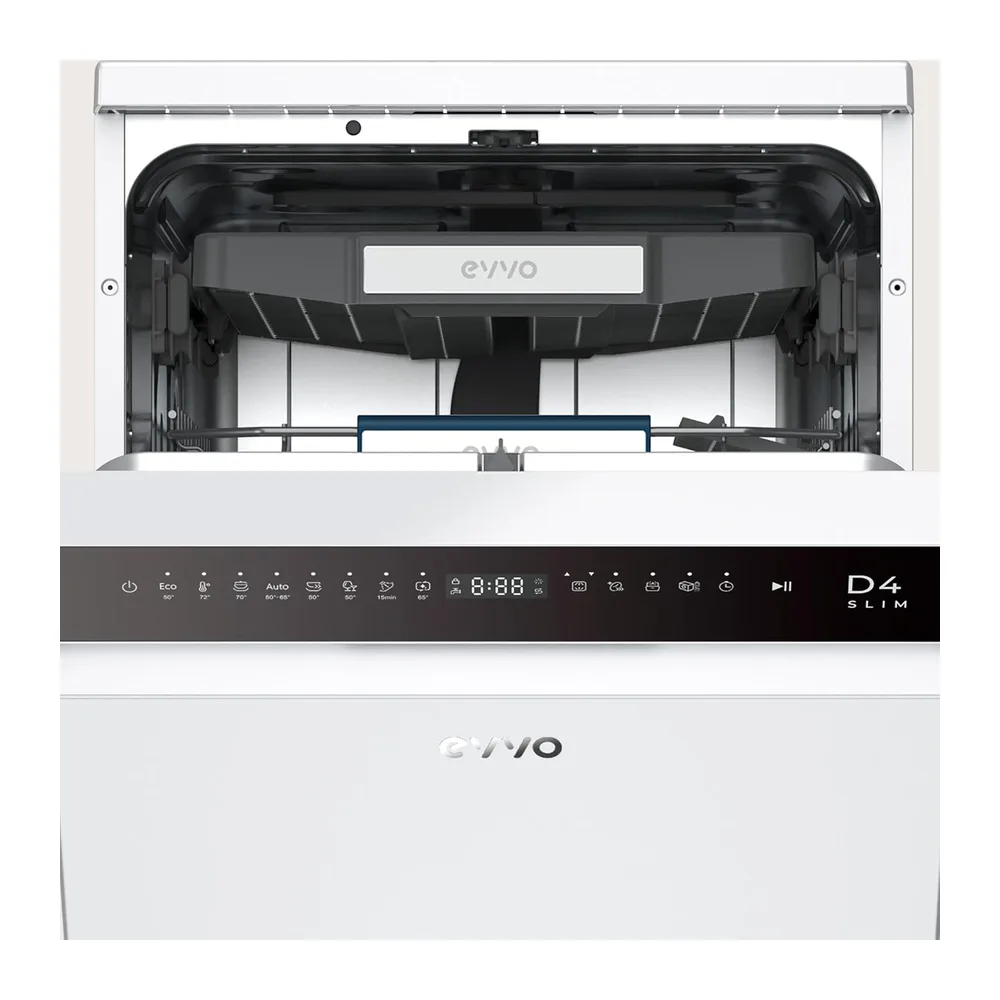 EVVO Lavavajillas D4 Slim 45 cm - Lavaplatos Libre Instalación, 11 Cubiertos, Eficiencia Clase C, 8 Programas — 6