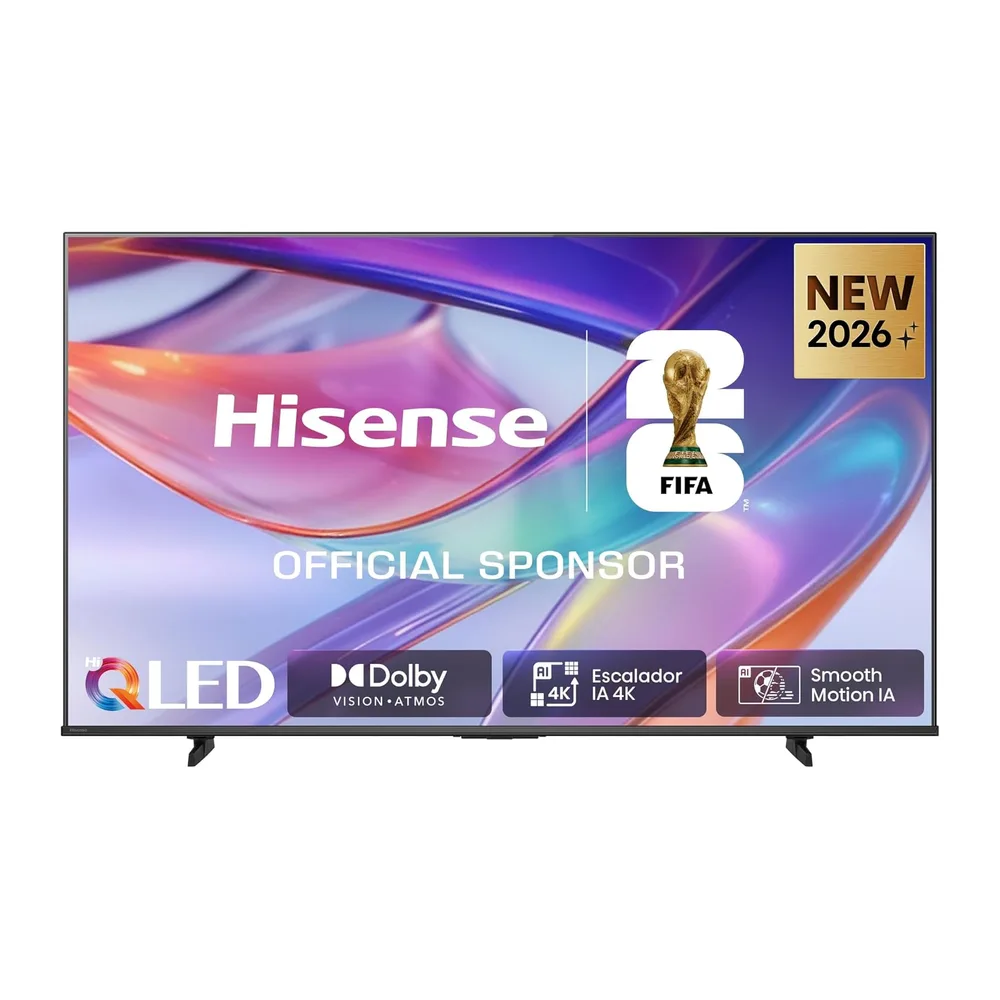 Hisense 50E7S - Hi-QLED Smart TV 50 Pulgadas, Hi-QLED Color, Dolby Vision.Atmos, Escalador IA 4K, Smooth