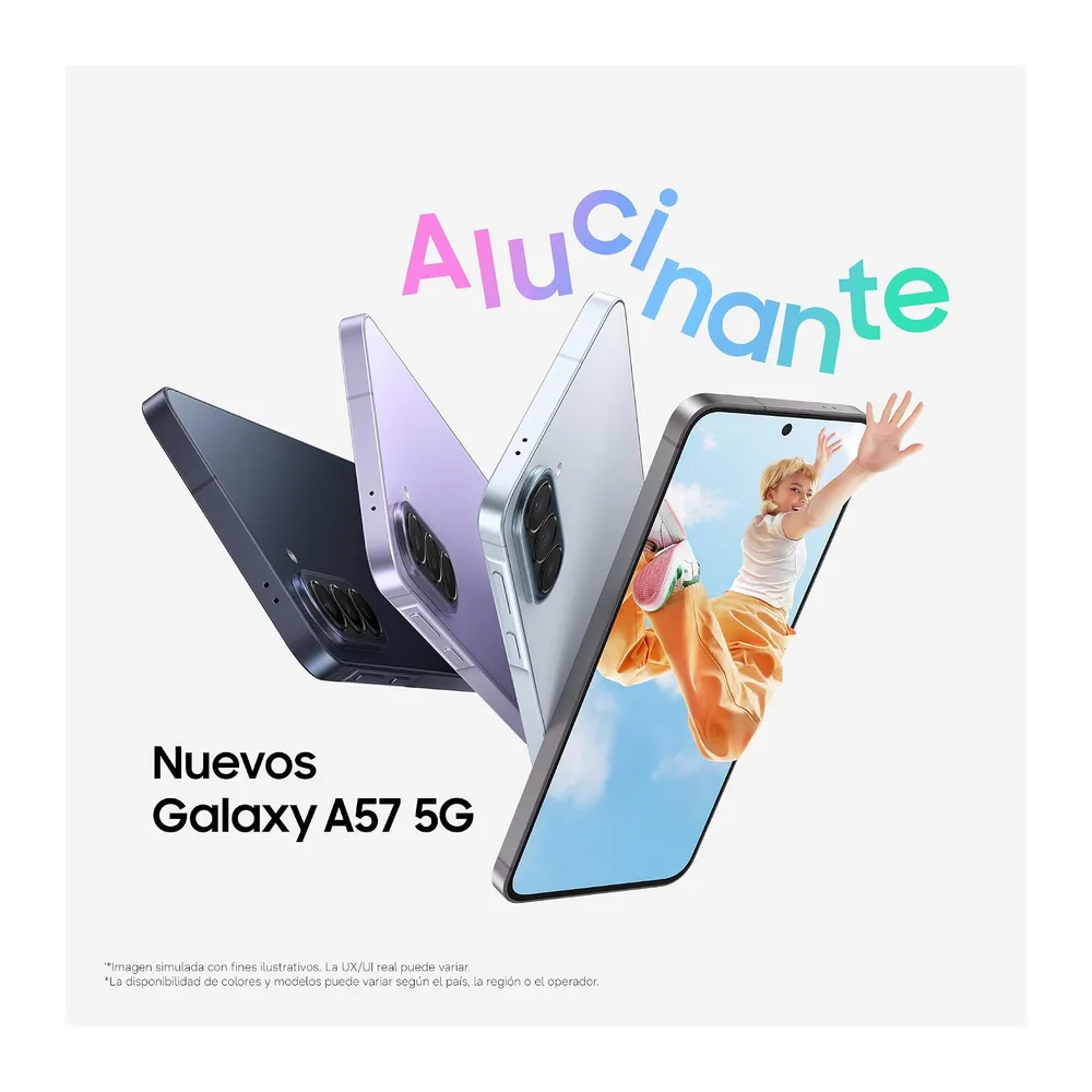 Samsung Galaxy A57 5G, 256GB, Móvil Fino con IA, 8GB, Gran Angular 50MP, Autonomía 2 Días, Batería 5000mAh, — 2