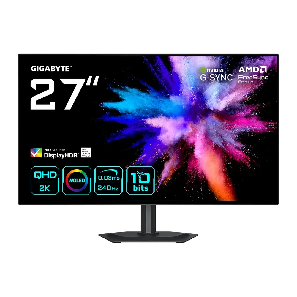 GIGABYTE GO27Q24G Monitor Gaming OLED 27” 2K QHD
