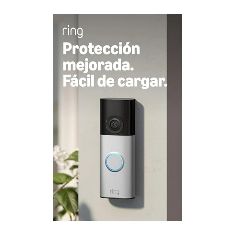 Ring Battery Video Doorbell Plus (última gen.) + Chime (3.ª gen.) |Retinal 2K — 2