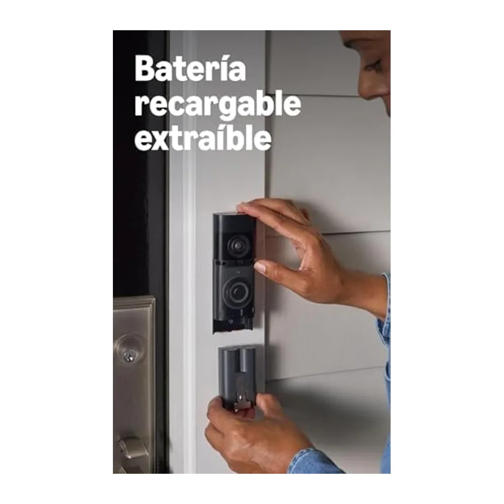 Ring Battery Video Doorbell Plus (última gen.) + Chime (3.ª gen.) |Retinal 2K — 4