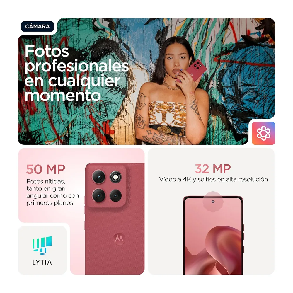 Moto g86 5G 24GB (8GB+16GB RAM Boost)/256GB Chrysanthemum — 5
