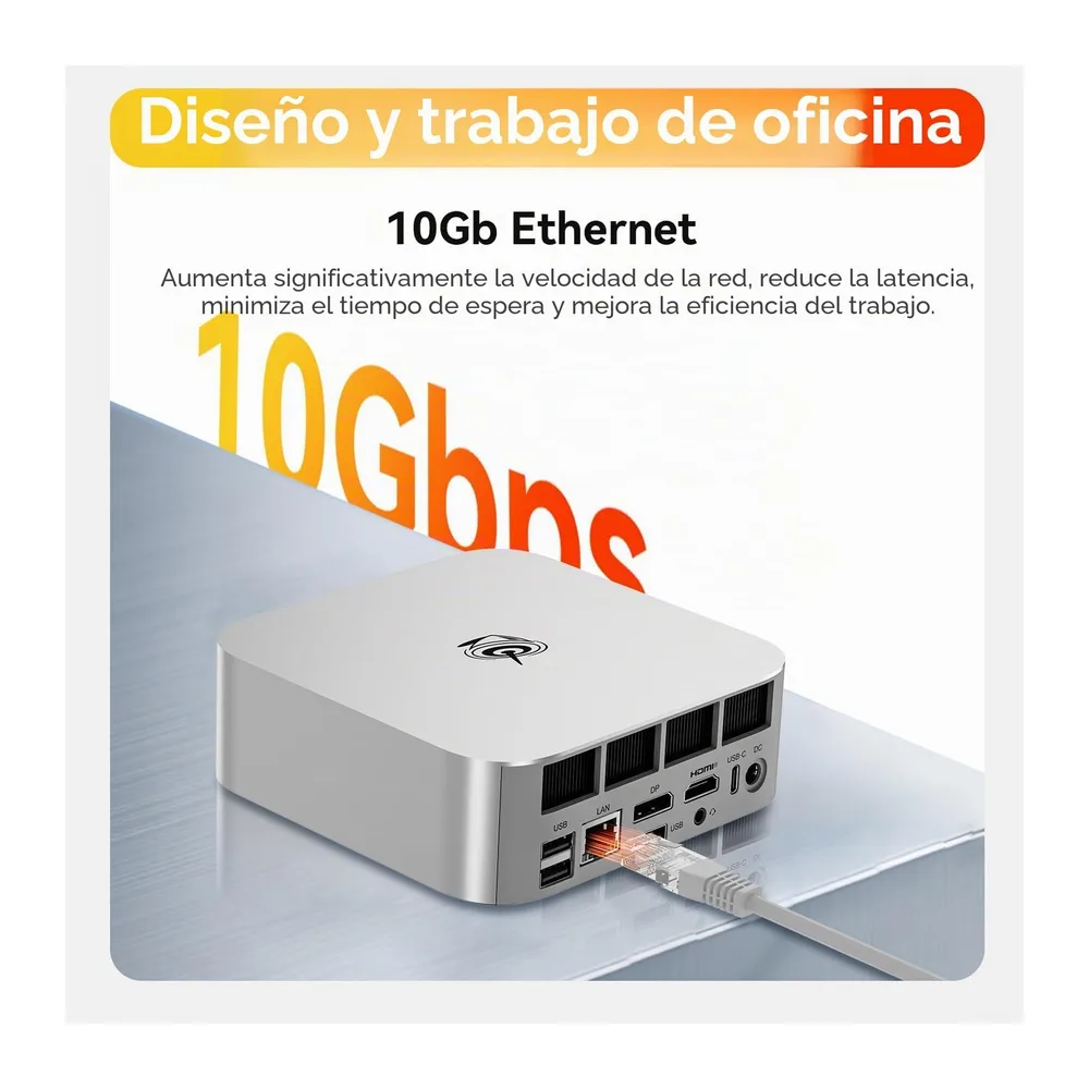 Beelink SER10 MAX Mini PC, AMD Ryzen AI 9 HX 470, 32 GB DDR5, 1 TB de SSD — 5