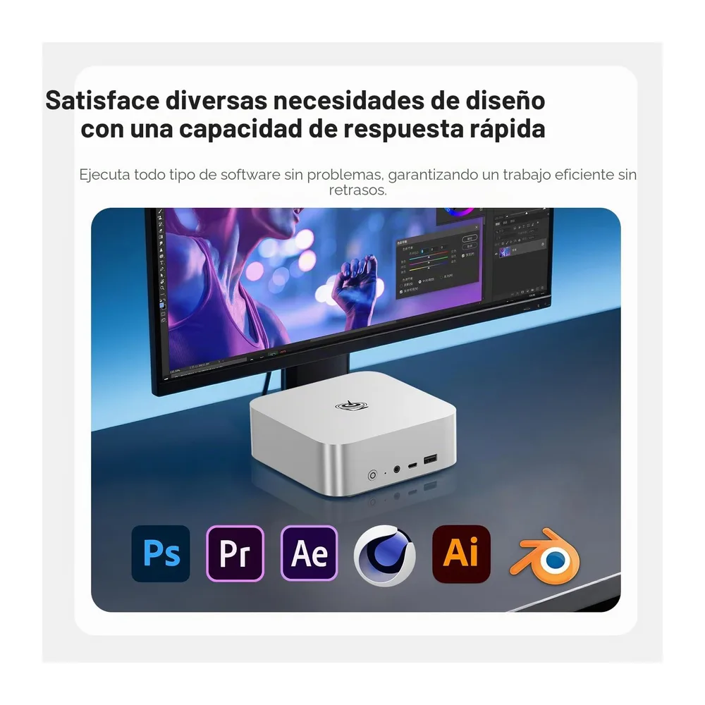 Beelink SER10 MAX Mini PC, AMD Ryzen AI 9 HX 470, 32 GB DDR5, 1 TB de SSD — 6