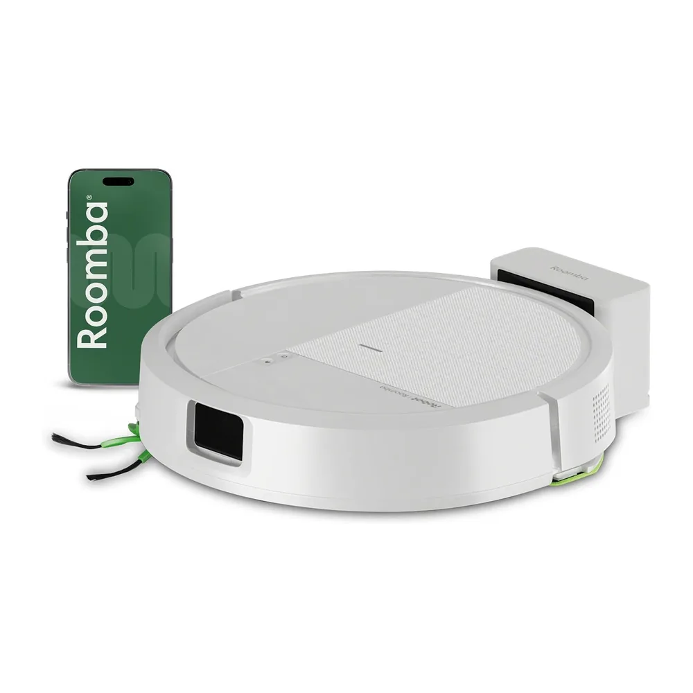 iRobot Roomba 115 Combo, Robot Aspirador y friegasuelos 2 en 1, Potencia de succión de 15000 Pascales,