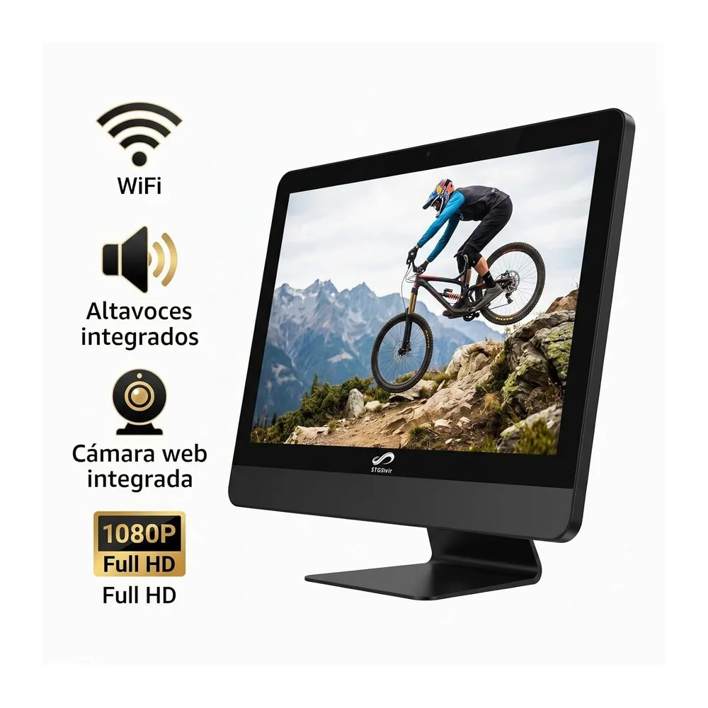 STGsivir All in One PC, Pantalla FHD 24", Core i7, 16G RAM, 1T SSD — 6